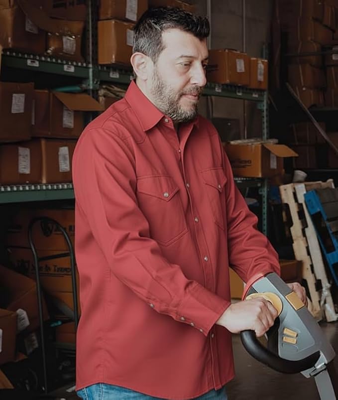 FR Welding Shirt – Flame Resistant, Fire Retardant, 100% Cotton, 7oz Lightweight