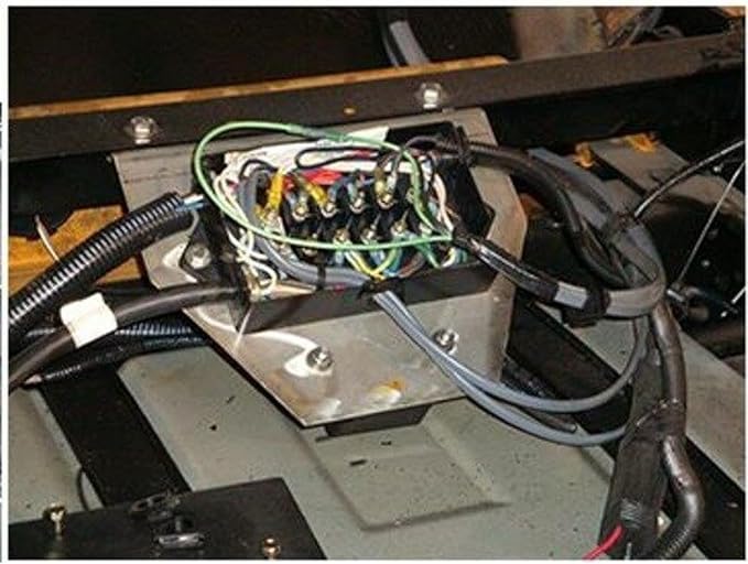Buyers Products 5601100 Polypropylene Electrical Junction Box with 7 Terminals for Truck & Trailer Wiring – Weather-Resistant Polymer, Sealed Lid, Includes Cover, Grommets & Strain Relief Hardware