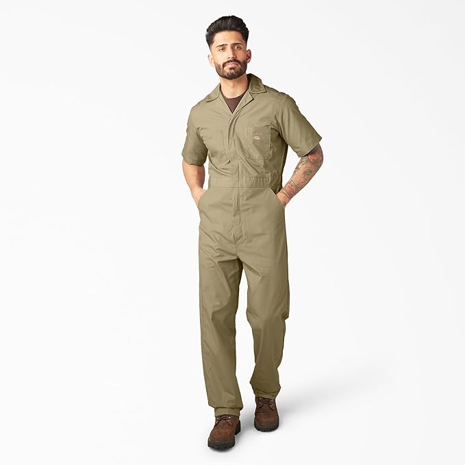Dickies mens Short Sleeve Coveralls