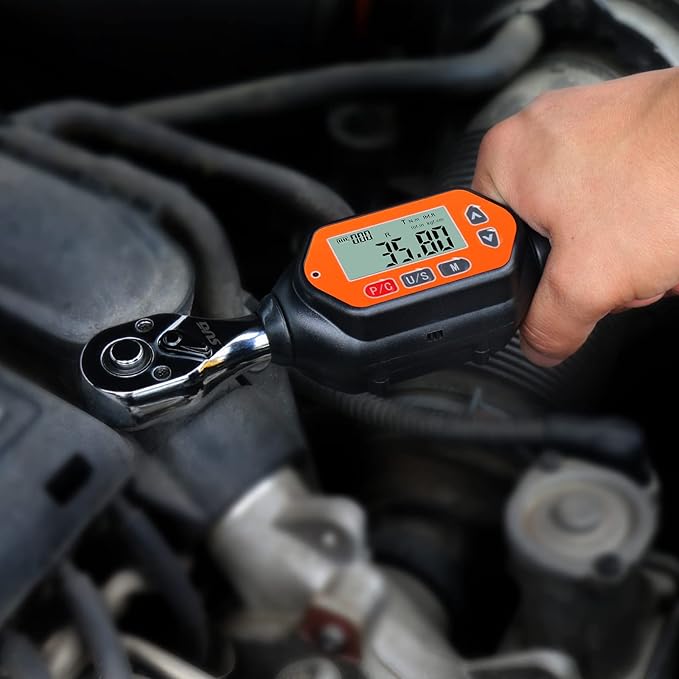 SUG Mini Digital Torque Wrench (3/8-Inch, 1.33-44.25 ft-lbs/1.8-60 Nm)