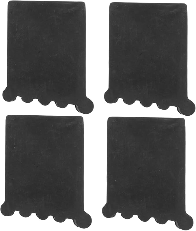 4pcs Ladder Protector Caps Non-Slip Feet Covers for Aluminum Alloy Step Ladders Durable End Caps for Enhanced Stability Suitable for Home and Construction Use