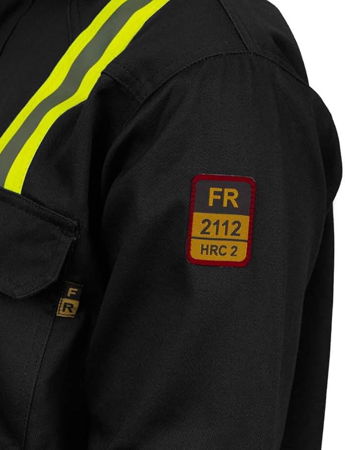 Flame Resistant High Visibility Hi Vis FR Shirt - 100% C - 7 oz