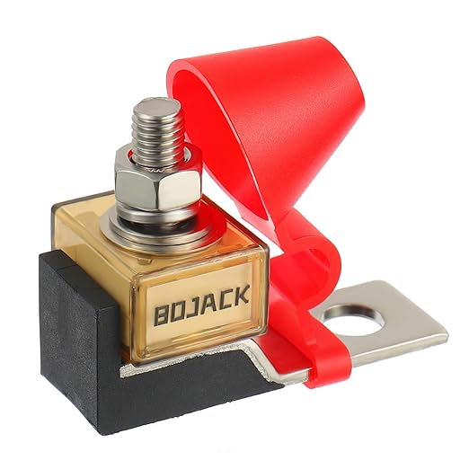BOJACK MRBF Terminal Fuse Block 175 AMP Marine Rated Battery Fuse 58V DC Max IP66 Waterproof Fuse Holder 175A