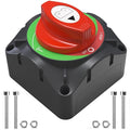 COZYEHOO High Current Battery Disconnect Switch ，12-48V High Current for Car Marine Boat RV Vehicles Automotive Replacement(1-2-Both-Off)