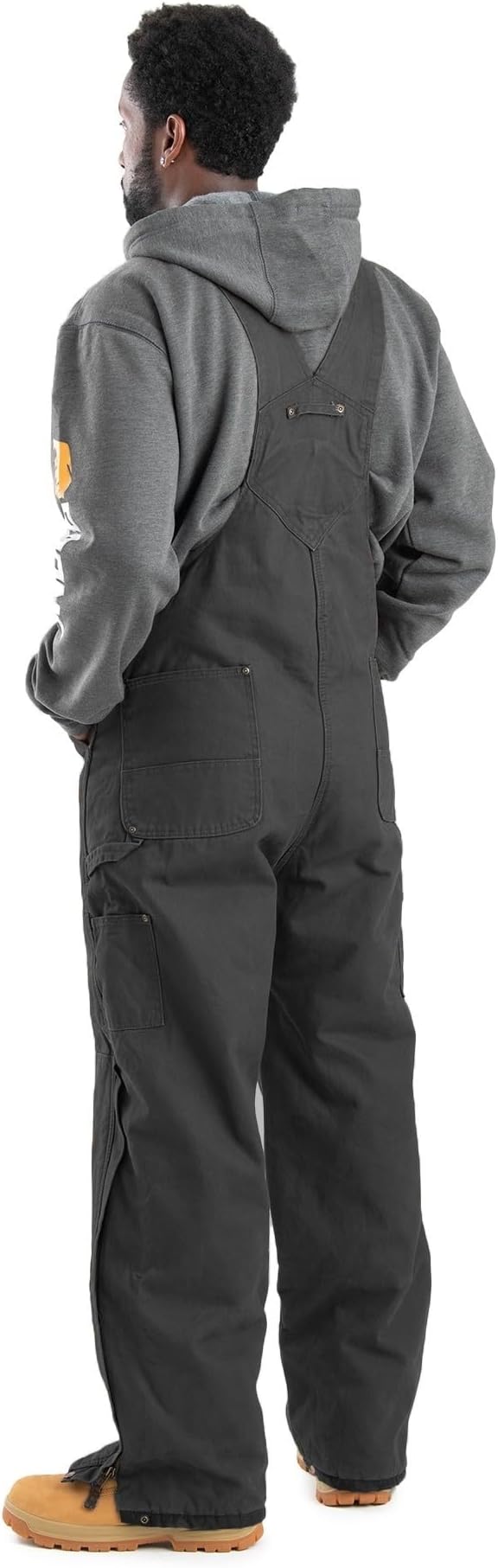 Berne Men's Heartland Insulated Washed Traditional Duck Bib Overall