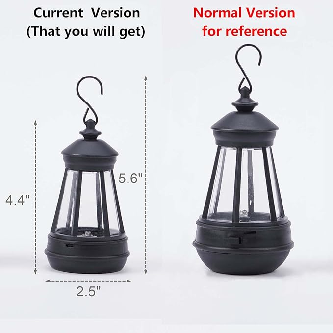 Solar-Lantern Waterproof Lights Replacement Top - Garden Decor Outdoor Lighting Decorative Patio Lighting Solar Replacement Top… (mini Lantern 4.4inch 2pack)