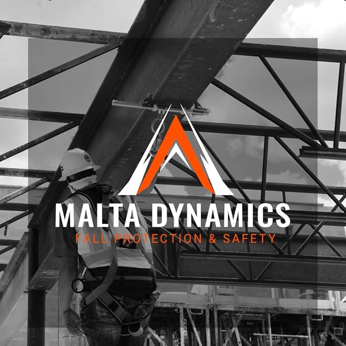 Malta Dynamics Harness X-Pad, Padded Back Support for Safety Harnesses and Fall Protection