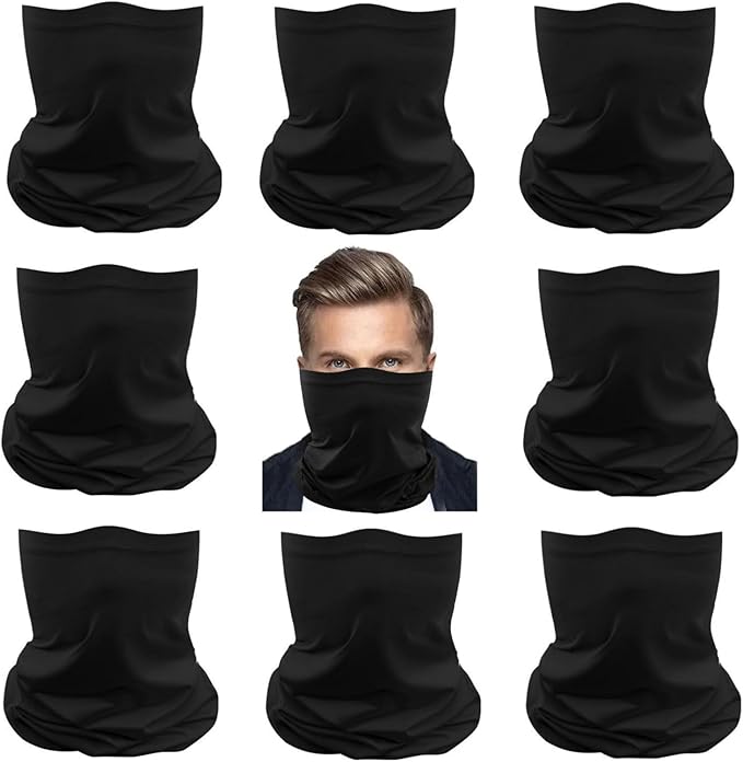 Neck Gaiter Masks Tube Scarf,Seamless Bandanas Buffs Gators,Ourdoor Face Mask Face Covering Multi Headwear