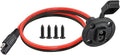 10AWG SAE Power Socket, Weatherproof Socket Sidewall Port,Quick Disconnect Wire Automotive Panel Extension Cable for Solar Generator Battery Charger.(50CM)