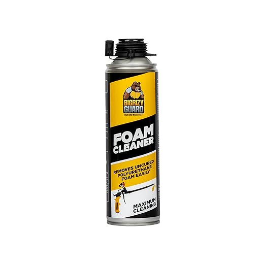 Spray Foam Gun Cleaner - 16.9 Fl oz, Polyurethane Spray Foam Insulation Cleaner, Dissolves Uncured Expanding Sealant (1 Pack)