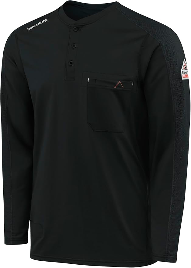 Bulwark FR Men's Flame Resistant Flex Knit Henley
