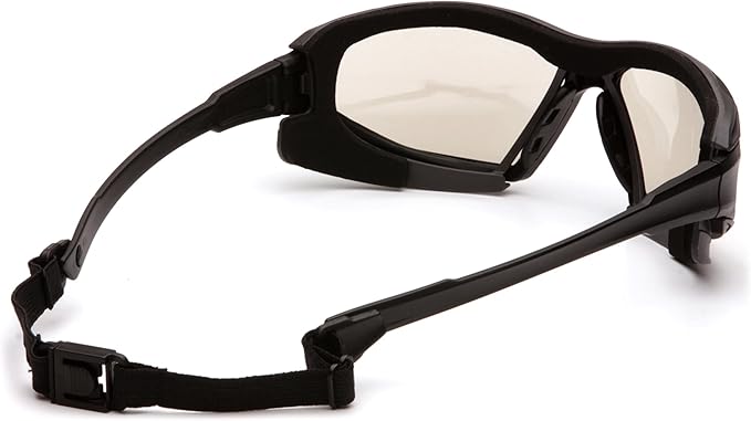Pyramex Safety Highlander XP Eyewear, Frame/Indoor-Outdoor Mirror Anti-Fog Lens