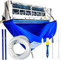 Ac Cleaning Bag With Support Rods, Ac Cleaning Cover With Wider Opening, Waterproof Air Conditioner Cleaning Cover, Split Unit Cleaning Kit, Ac Cleaning Kit for Household Wall-mounted Air Conditioner