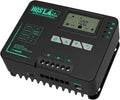 HQST MPPT Solar Charge Controller 20 Amp Negative Grounded Controller with Bluetooth LCD Display, 12V/24V DC Input Solar Panel Regulator for Gel Sealed Flooded and Lithium Battery