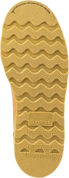 Men's SureTrack 6" Leather Soft Toe Work Boots for Men, Wedge Slip-Resistant, Durable Men's Work Boots, EH 84893
