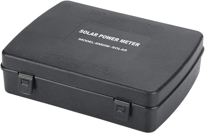 Solar Power Meter, Akozon Sun Light Radiation Testing Measuring Instrument for Solar Energy Research Meteorology Physical Optical Experiments