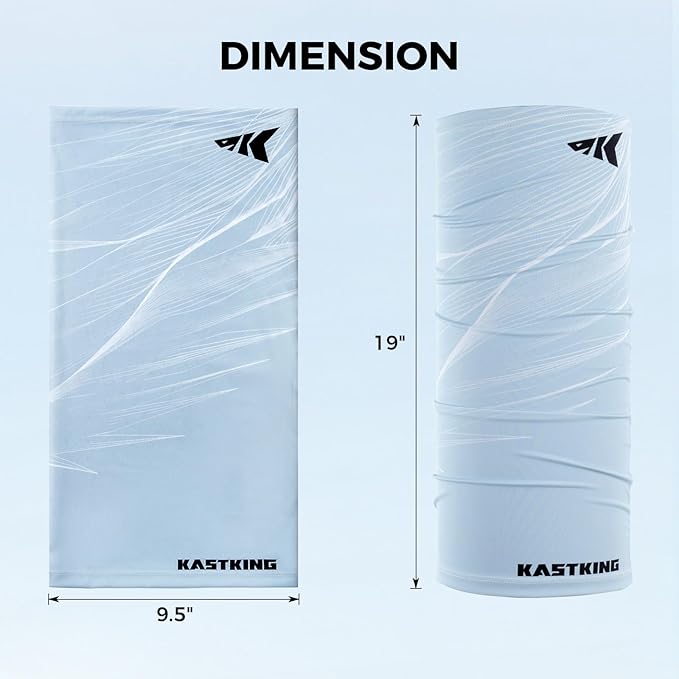 KastKing Ultimate Angler Neck Gaiter, UPF 50 Sun Mask, Sun Gaiters for Men & Women, Hydrocool Technology, Fishing, Hiking