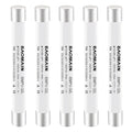 Baomain 5-Pack gPV Solar PV Fuse 15A 1500V DC, 10x85mm, 50kA Breaking Capacity, CE Listed for Photovoltaic Systems, Combiner Boxes (15 Amp.)