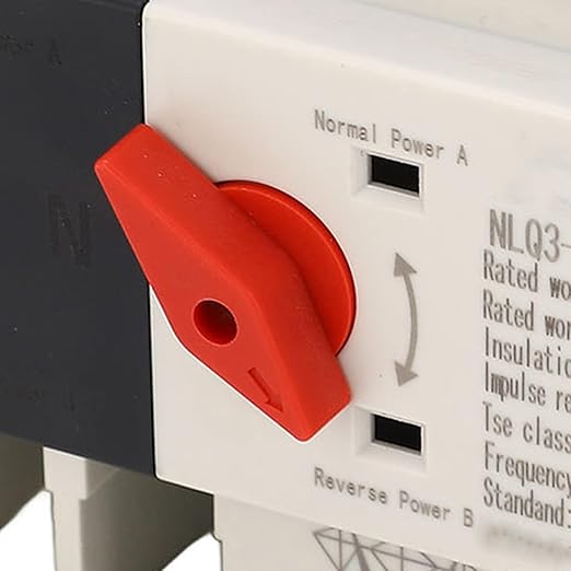 Automatic Transfer Switch, Long Service Life AC110V 80A Flame Retardant Anti AgingPower Automatic Transfer Switch for Factories