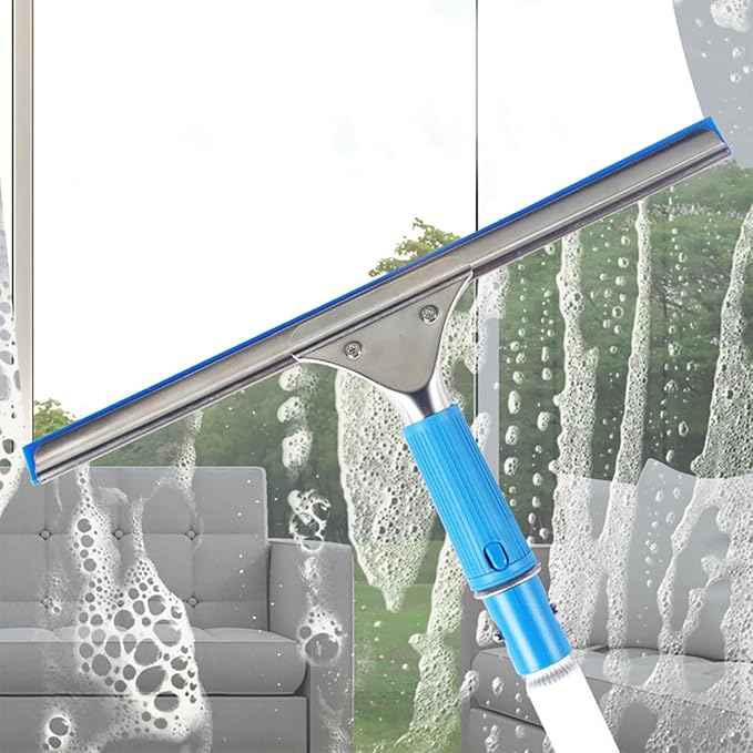 Extendable Water Fed Solar Panel Cleaner, 10.8M Solar Panel Cleaning Equipment, 55Cm Water Fed Telescopic Brush for Cleaning Photovoltaic and Solar Panels Black,C,1.2m,1.2m