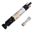 30A Solar Fuse Holder, IP67 Waterproof, Black, with Fuse
