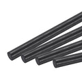 MECCANIXITY Carbon Fiber Rod, 10mm x 100mm Carbon Rod Bar for RC Plane DIY Craft Kite Wing Tube Quadcopter Arm Repair Pack of 4