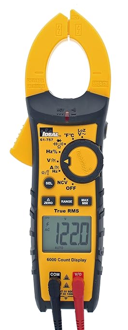 Ideal 61-757 - 600A AC/DC TRMS TightSight Clamp Meter