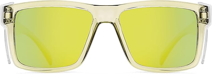 ANSI Z87 Safety Sunglasses UV400 Polarized Removable Side Shields Durable Protective Eyewear Construction