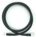 End Game 2 AWG Gauge Marine Grade Battery Cables, Made in USA, Fully Assembled with Heavy Duty Tinned Lugs, 1ft-15ft Lengths Available (Single Black, 8ft - 5/16” Lugs)