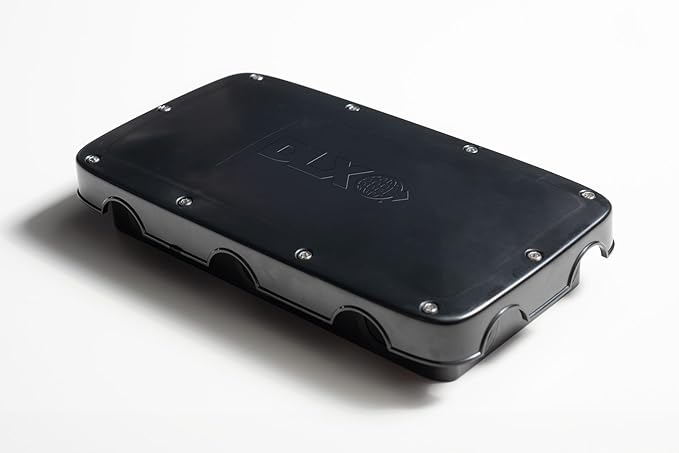 DLX Roof Combiner Box for Solar Panels - Weatherproof, UV Resistant - Ideal for RV and Off-Grid Solar Systems