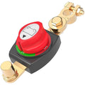 On/Off 275A Top Post Battery Switch with Negative Brass Clamp 12-48V Battery Power Cut Master Switch Disconnect Isolator for Car Vehicle RV and Boat