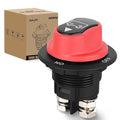 Nilight Battery Disconnect Switch 100A Master Disconnect Isolator 12V-48V On Off Power Cutoff Switch Waterproof Heavy Duty for Marine Boat Car RV ATV UTV Yacht, 2 Years Warranty