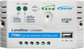 EPEVER Solar Charge Controller 10A 12V/24V Auto Work LS1024EU with USB Port 5V/1.2A Output LED Indicator for Off Grid Solar Panel Battery Charging System (LS1024EU)