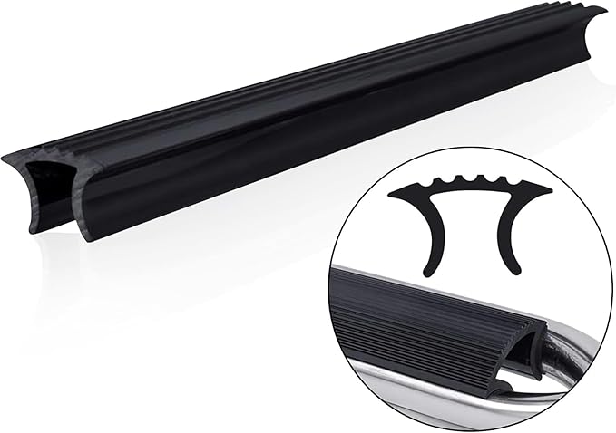 White Water - 1 Pack Snap-in PVC Boarding Ladder Tread | Non-Slip Marine Boarding Steps | Durable UV & Saltwater Resistant Boat Ladder Inserts | Secure Footing for Boats, & Docks | Easy Install (1)