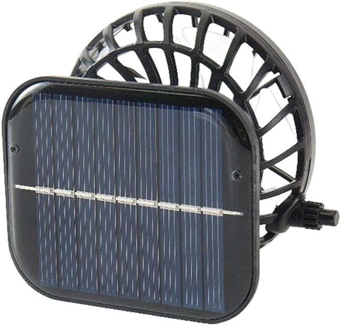 Solar Fan Replacement, Mini Solar Powered Fan for Hat Replacement, Portable Solar Fan Lightweight Cooling Fan Hat Accessories for Outdoor Camping Fishing