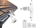 2-in-1 Gutter Mount for Solar Panels and Cameras – Compatible with Spotlight Cam Plus/Pro (Battery), Ring Stick Up Cam/Pro (Battery)