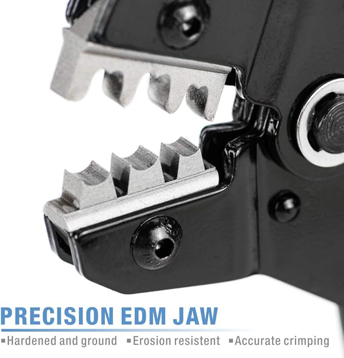 iCrimp IWS4 Solar PV Connector Crimping Tools for AWG14-10 (2.5/4/6mm²) Solar Panel PV Cable with Wire EDM Die