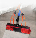 Window Cleaning Brush Cleaner for Solar Panels High Altitude Cleaning Brush High Reach Window Cleaner Tool for Cleaning Roof，Water Powered(35cm/13.8in,6m/19.6ft)