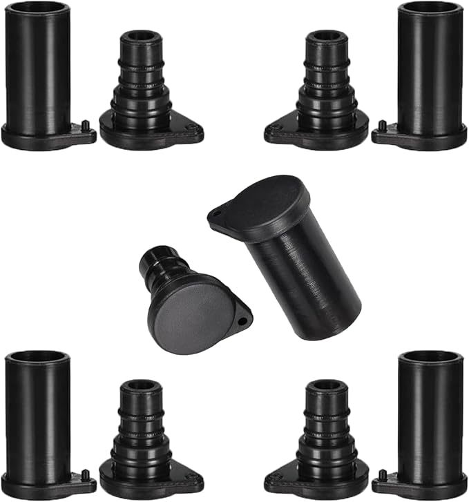 Solar Connector Caps, IP67 Solar Panel Connector Cap Weather Resistant Dust Male and Female Cap for MC-4 Solar Connectors (5 Pairs)