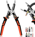 Wire Stripper Tool Cable Cutters - Multifunctional Plier with Wire Stripper Crimper Side Cutter for Wire Splitting,Stripping,Cutting,Crimping