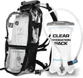 RAVERUNNER® Anti-Theft Hydration Backpack | Festival Approved Rave Backpack for Concert Goers, Leak-Free Festival Water Backpack for EDC, Rave Hydration Pack