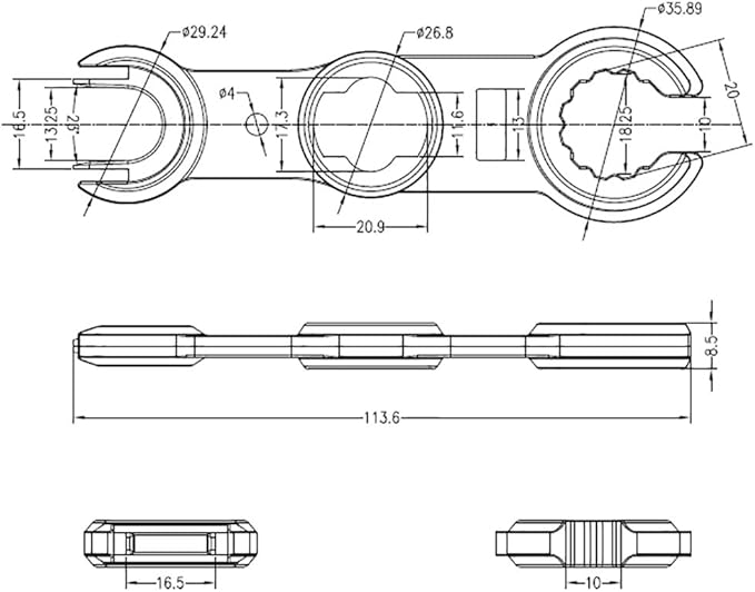 Solar Panel Connector Assembly Tool, Solar Wrenches/Spanner, Solar Disconnect Removal Tool