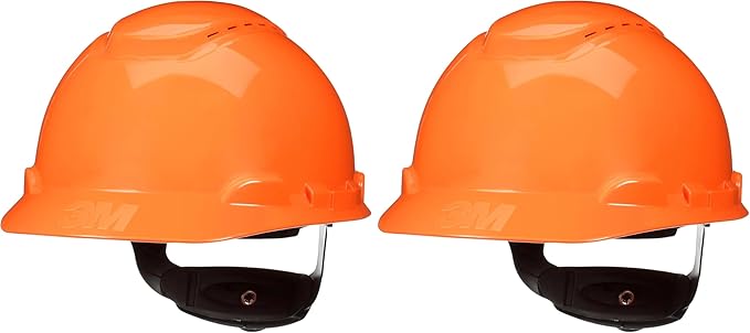 3M Hard Hat SecureFit H-700 Series Cap Style Safety Helmet with Uvicator Sensor, 4-Point Pressure Diffusion Ratchet Suspension
