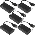 5 PCS 2 AA Battery Box Holder with USB Female Cable Socket 2 AA Power Supply Battery Case Box with ON-Off Switch, for Mini Fan Light, Toy RC Car, LED Strip