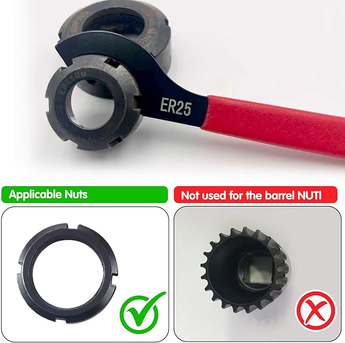 Coilover Spanner Wrench Set, 4pcs, Alloy Steel, Rubber