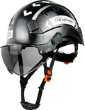 Construction Safety Helmet with Visor ABS Hard Hat Adjustable Ventilation Hardhats Industrial Work Head Protection for Men Certified ANSI/ISEA Z89.1