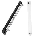 Common Busbar Power Distribution Block Battery Terminal Block for Car & Marine Applications 1/4" M6 150A with Dustproof Cover & Screw CBB (20 Poles)