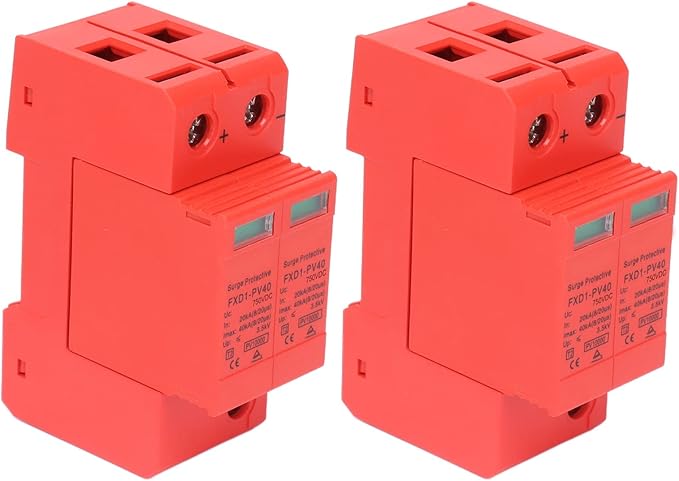 SPD Protective Devices DC Photovoltaic Arrester 2P 40KA FXD1 PV40 for Home Safety (DC 750V)