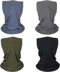 Mandydov Summer Cooling Neck Gaiter Face Mask Breathable Balaclava, UV Protection Wind Dust Proof Face Cover Scarf
