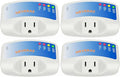 Voltage Protector, Malictele Single Outlet Surge Protector for Home Appliances 120V 10A Brownout Protection Plug for Fridge TV Air Conditioners Surge Protector -4Pack